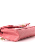 Aged Calfskin Quilted 2.55 Reissue Flap Belt Bag Pink