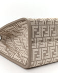 Chenille Vitello Cher FF Medium FNDI Sunshine Shopper Tote Tortora