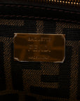 Fabric Jacquard FF 1974 Medium Baguette Tobacco Moro Black