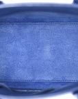 Calfskin Nano Sac De Jour Royal Blue