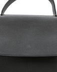 Grained Calfskin Mini Belt Bag Grey