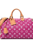 Calfskin Monogram Speedy P9 Bandouliere 40 Agate