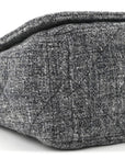 Tweed Macrocannage Medium Caro Bag Black