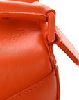 Satin Calfskin Small Puzzle Bag Orange