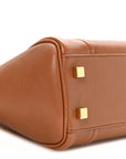 Supple Shiny Lambskin Little New Luggage Soft Tan