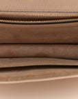 Grained Calfskin Medium D1ORama Flap Bag Nude