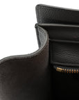 Baby Drummed Calfskin Micro Luggage Kohl