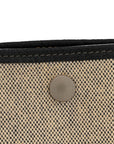 Toile H Buffle Skipper Garden Party 36 MM Tote Black