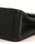 Caviar Quilted Maxi Double Flap Black