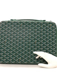 Goyardine Universal Companion Portfolio Green