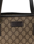GG Supreme Monogram Small Joy Tote Dark Brown