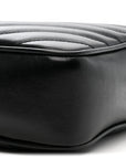 Calfskin Matelasse Monogram Lou Camera Bag Black