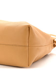 Mellow Nappa Donut Medium Chain Flamenco Knot Clutch Sahara