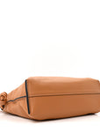 Calfskin Mini Flamenco Knot Clutch Warm Desert