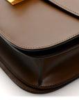 Box Calfskin Medium Classic Box Flap Bag Camel