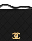 Caviar Quilted Large Business Affinity Flap Black
