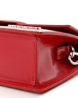 Glazed Calfskin Le Grand Bambino Red