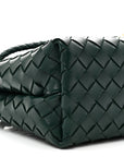 Nappa Intrecciato Small Andiamo Shoulder Bag Emerald Green