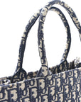 Oblique Large Book Tote Blue Multicolor