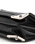 Glace Calf Soft Cahier Bag Black Astrale