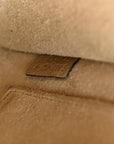 Drummed Calfskin Nano Luggage Dune