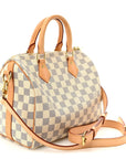 Damier Azur Speedy Bandouliere 25