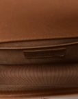 Caviar Quilted Medium Boy Flap Light Brown