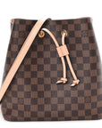 Damier Ebene Neonoe MM Venus Pink
