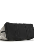 Toile Negonda Garden Party 36 MM Tote Black Ecru