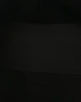 Linen Calfskin Rive Gauche Tote Black