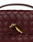 Nappa Intrecciato Long Andiamo Top Handle Clutch Barolo