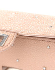 Galuchat Stingray Crystal Embellished 2.55 Reissue Mini Flap Light Pink