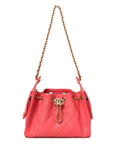 Caviar Quilted Mini CHNL 25 Handbag Coral