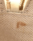 Pebbled Calfskin Small Soho Disco Bag Off White