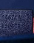 Velvet Matelasse Mini GG Marmont Shoulder Bag Cobalt Blue