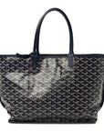 Goyardine Reversible Anjou PM Navy