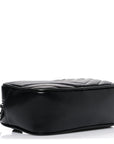 Calfskin Matelasse Monogram Lou Belt Bag Black