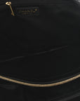 Lambskin Quilted Large Tote Black