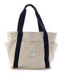 H Canvas Cabriole Nappy Bag Gris Perle