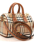 Vintage Check Mini Bowling Bag Briar Brown