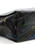 Agneau Logo Print Market XL Shopper Black Black