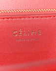 Lizard Medium Classic Box Flap Bag Ruby