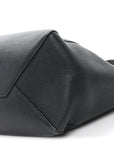 Soft Grained Calfskin Small Belt Cabas Phantom Black