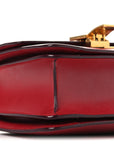 Box Calfskin Small Classic Box Flap Bag Red