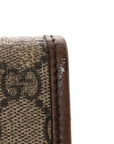 GG Supreme Monogram Neo Vintage Web Belt Bag Brown