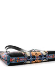 Canvas Underwater Medusa Tote Black Multicolor
