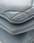 Lambskin Macrocannage Mini D1OR Caro Bag Cloud Blue