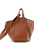 Calfskin Small Hammock Shoulder Bag Tan