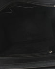 Drummed Calfskin Mini Luggage Black