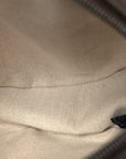 X ADIDAS Crystal Vintage Monogram Textured Dollar Calfskin Web Trefoil Small Ophidia Round Shoulder Bag Mid Natural Nut Off White New Acero